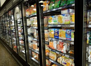 glass door refrigerator